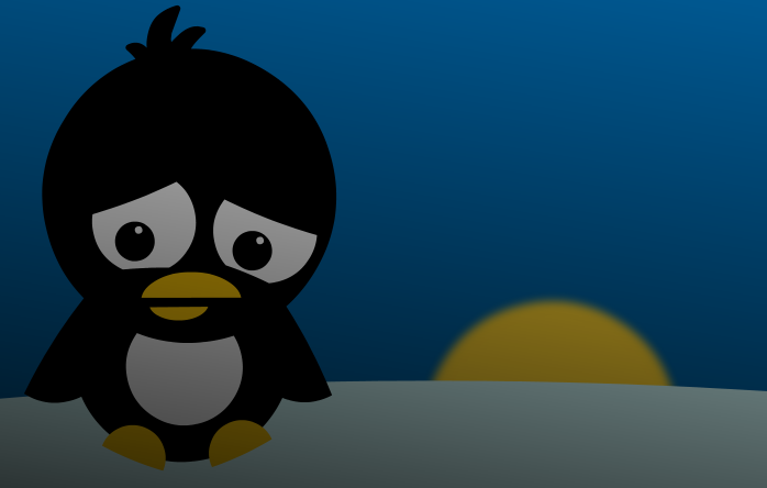 Penguin&Igloo: Sad Penguin 