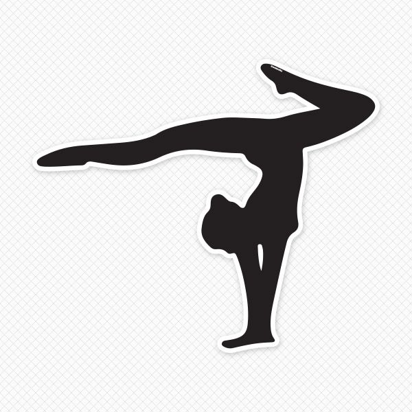 Free Gymnast Handstand Silhouette Download Free Clip Art Free Clip Art On Clipart Library