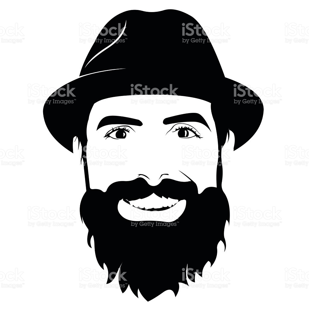man with beard clipart - photo #36