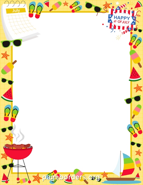 December Border: Clip Art, Page Border, and Vector Graphics 