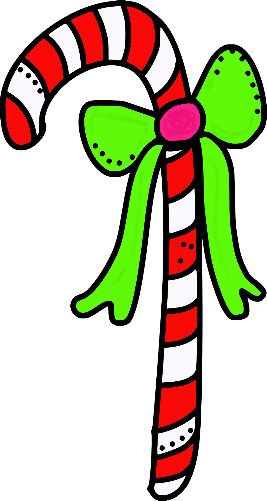 december clipart candy canes