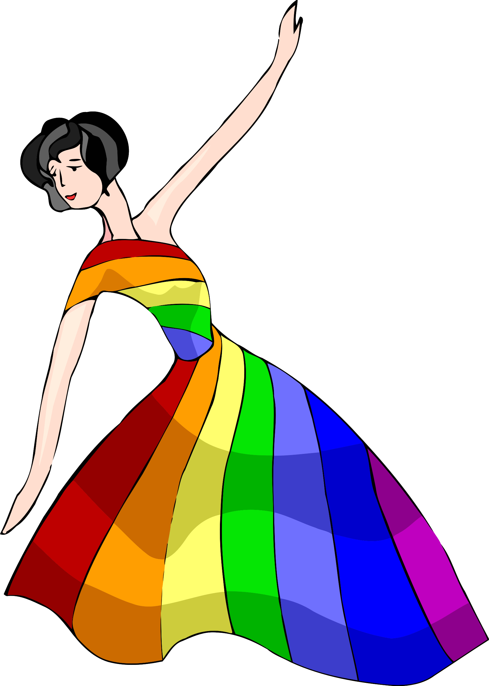 Free Rainbow Woman Cliparts, Download Free Rainbow Woman Cliparts png