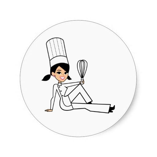 female bakery chef cartoon - Clip Art Library