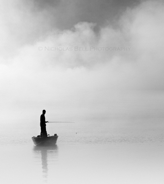 Boat in the water clouds clipart black and white 