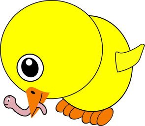 Chicken Eating Clipart 