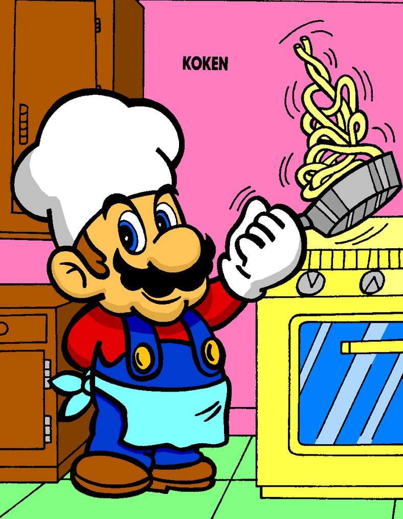 Cook Mario by cuddlesnam  