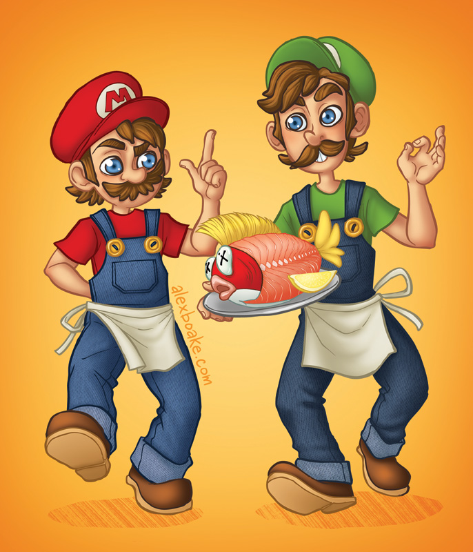 Fandom Foodie: Mario and Luigi&BBQ&Maple Cheep 