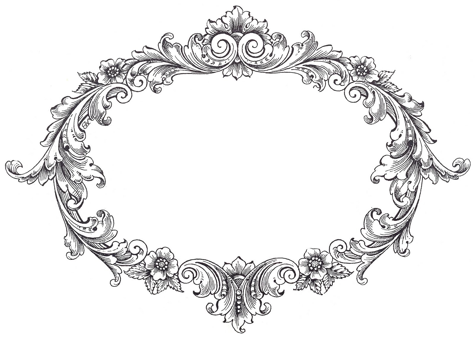 49+ Old Fashioned Picture Frame Drawings PNG