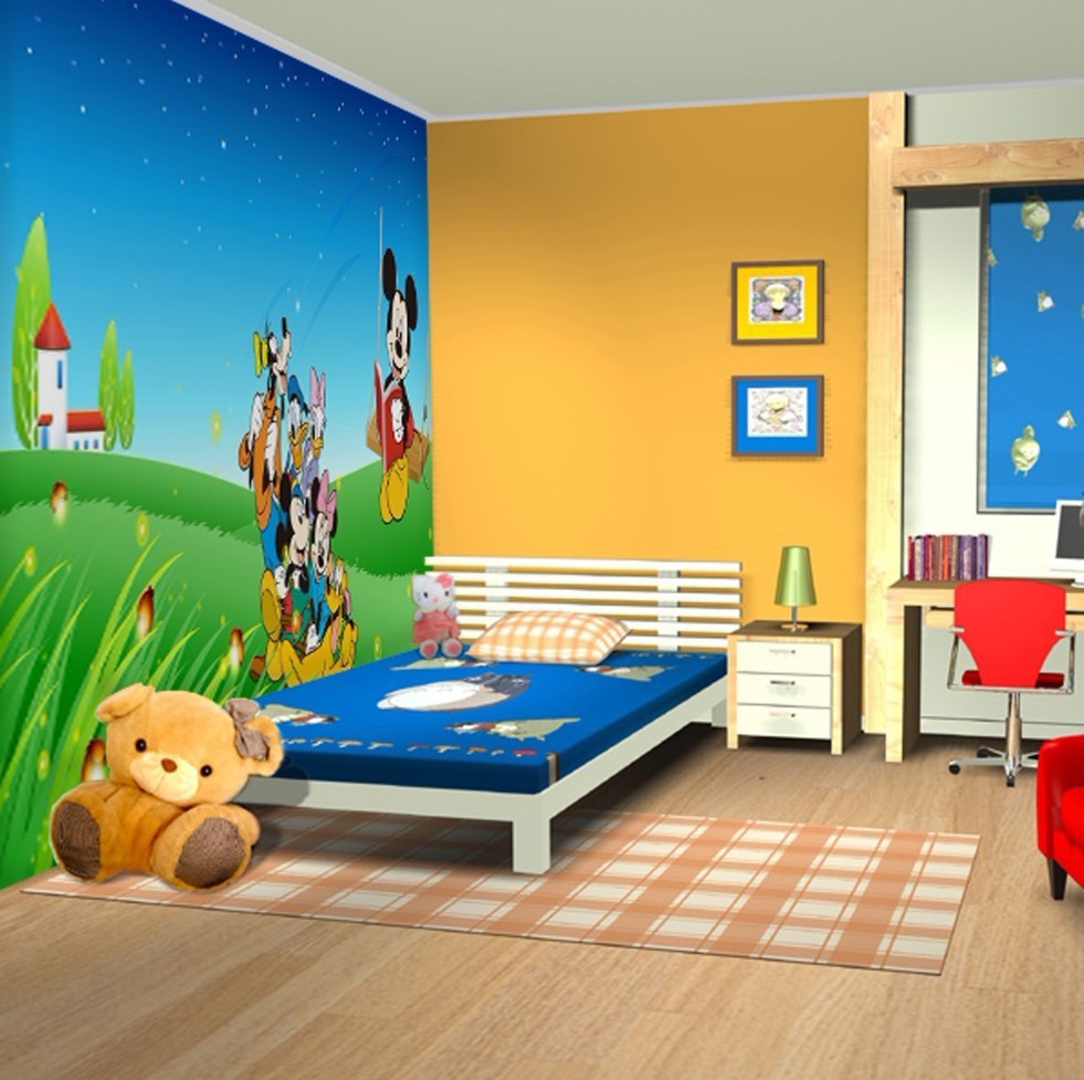 kids room design mickey mouse - Clip Art Library