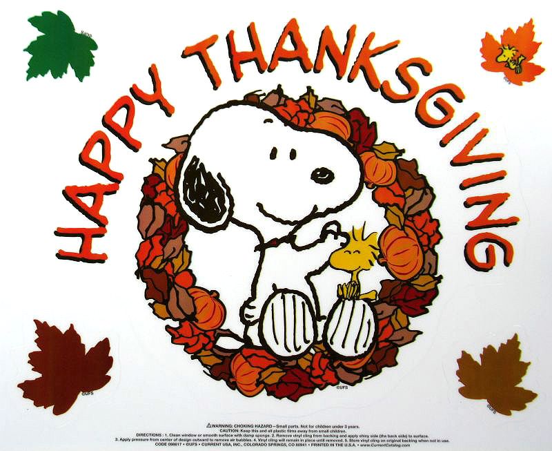 Snoopy Thanksgiving Clipart 