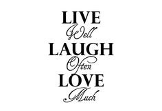 Live love laugh clipart 