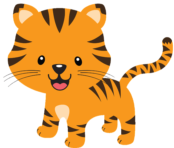 Animal clipart on transparent background 