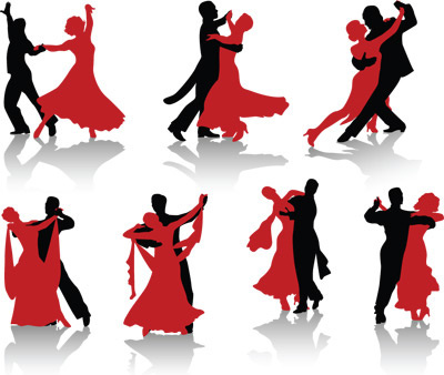 People disco dancing silhouette free clip art free vector download 