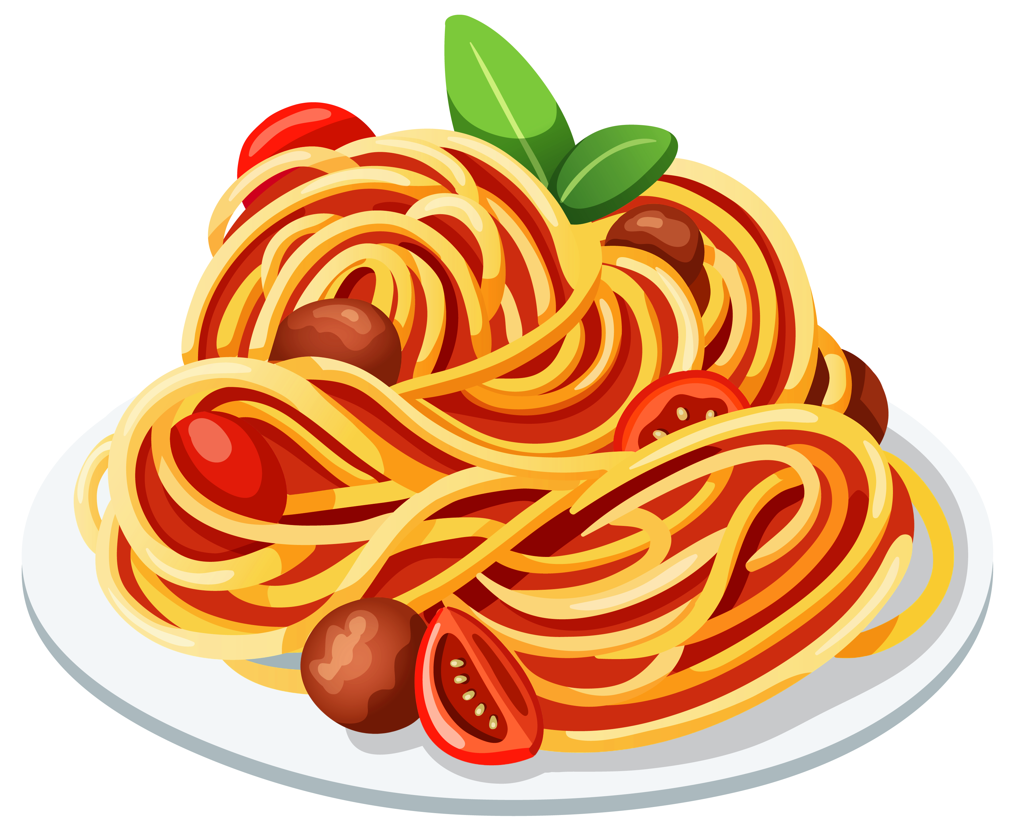 Plate of food clipart png 