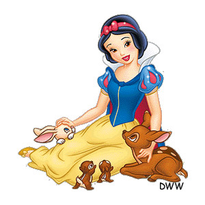 Snow white and the seven dwarfs clip art 