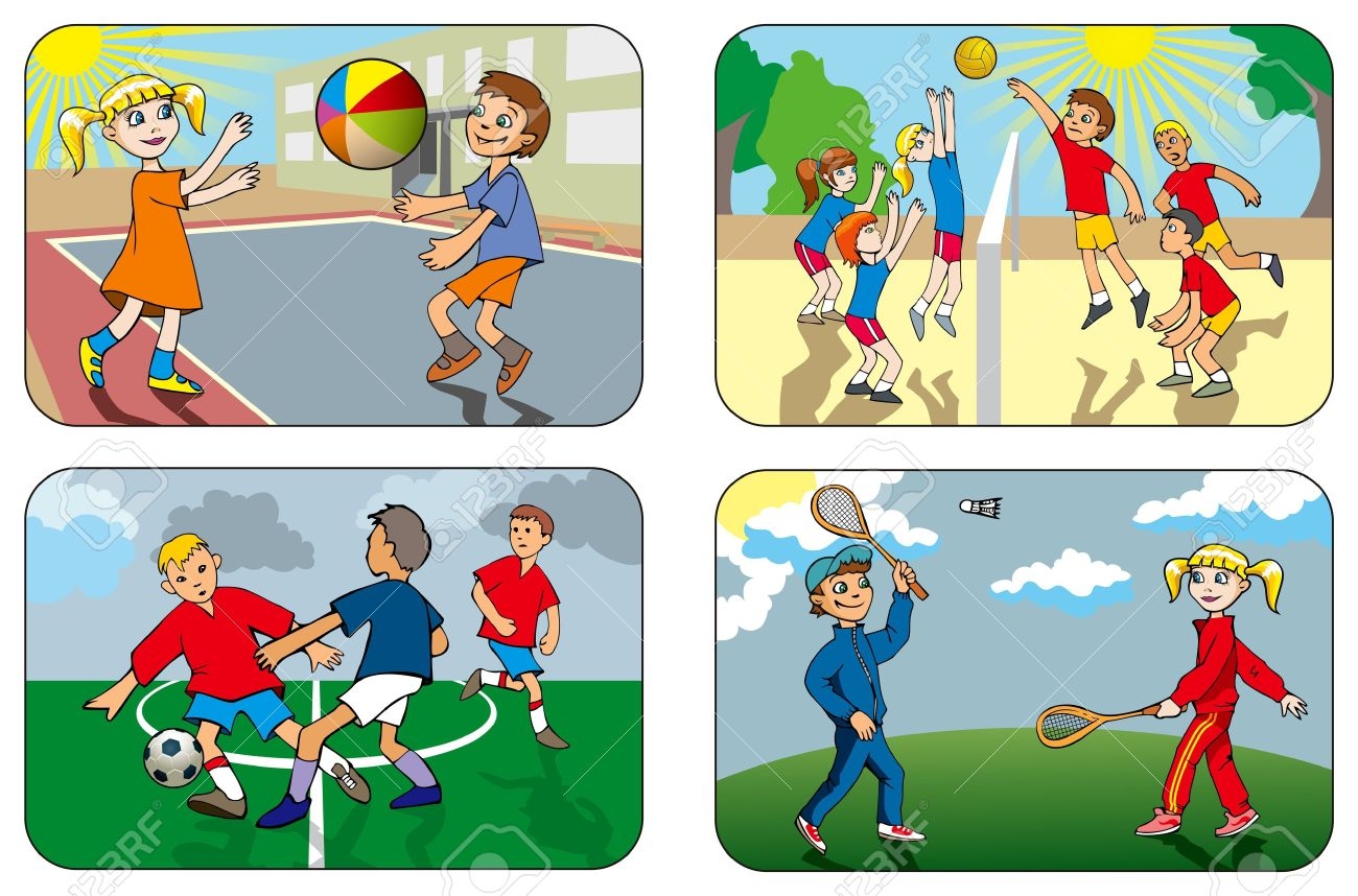 Indoor And Outdoor Games Chart