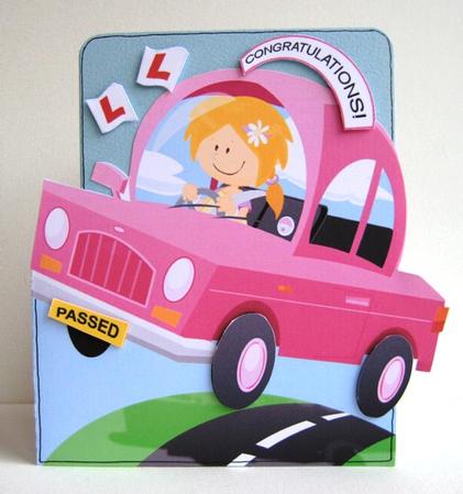 Clip art for passing driving test