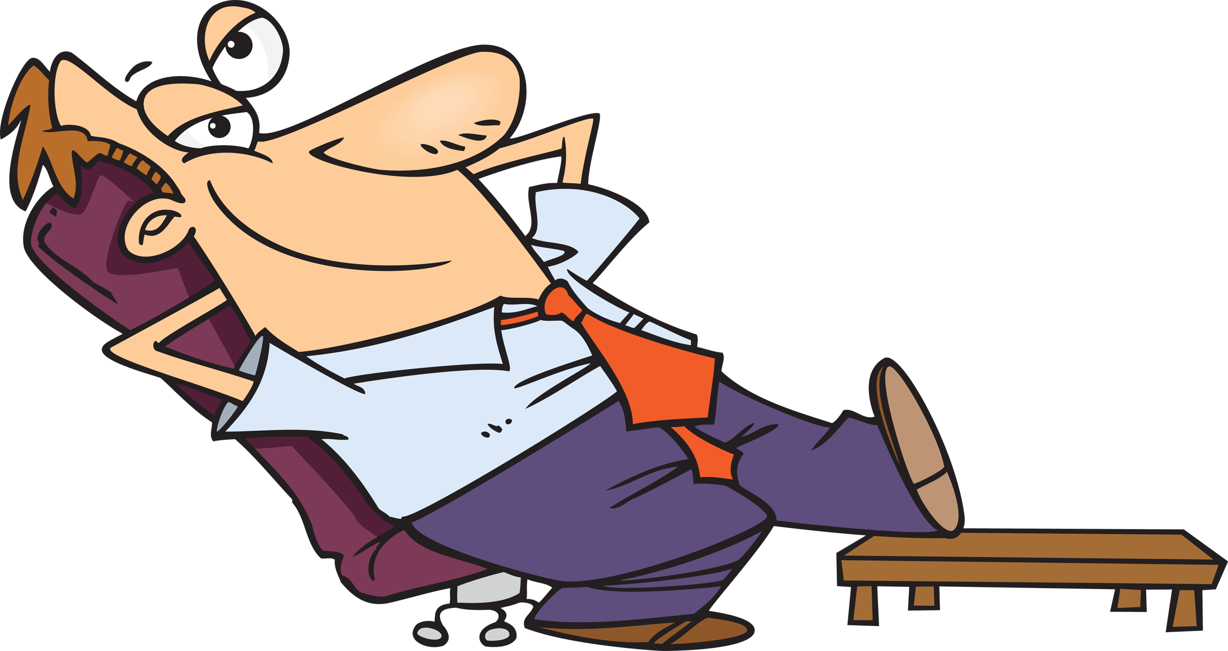 Clip Arts Related To : person relaxing clip art. 