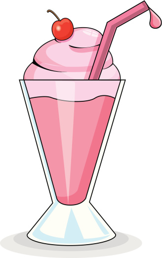 strawberry milkshake clipart - photo #19