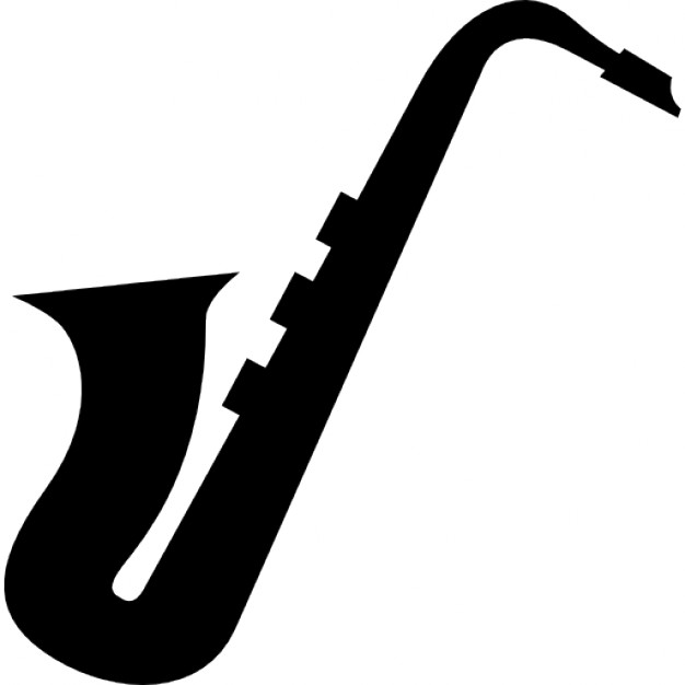 Saxophone Silhouette Clipart 