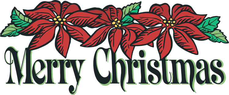 Word Art Merry Christmas Clip Art Library