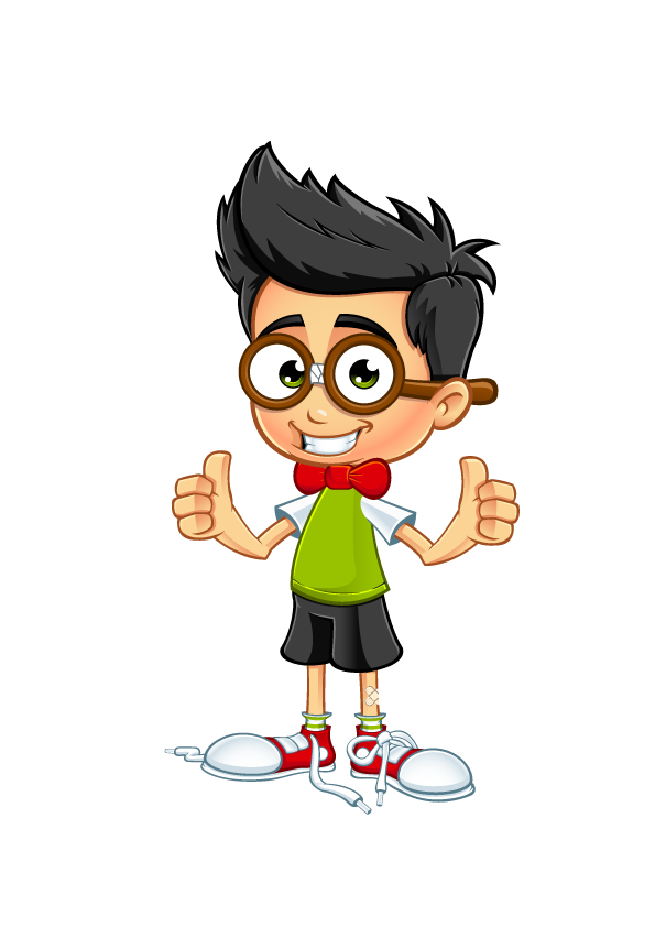 Boy thumbs up clipart 