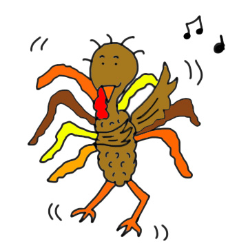 Dancing Turkey Free Clipart 