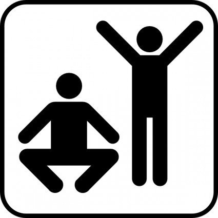 Exercise Clip Art Black And White Free 