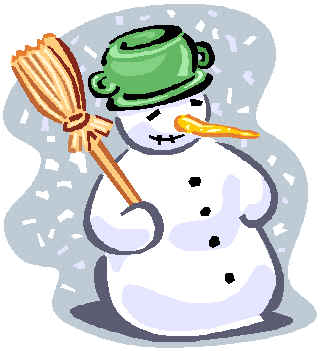 Winter Snowman Clipart 