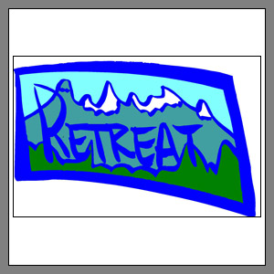 Retreating Clipart 