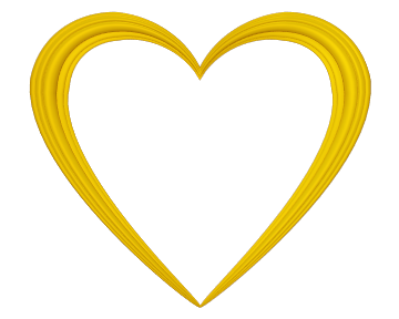 24+ Yellow Heart Clipart 