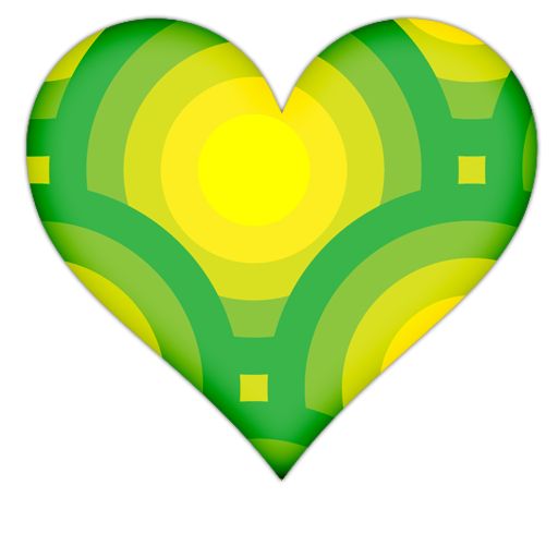 �?�Green  Yellow Hearts�?� 