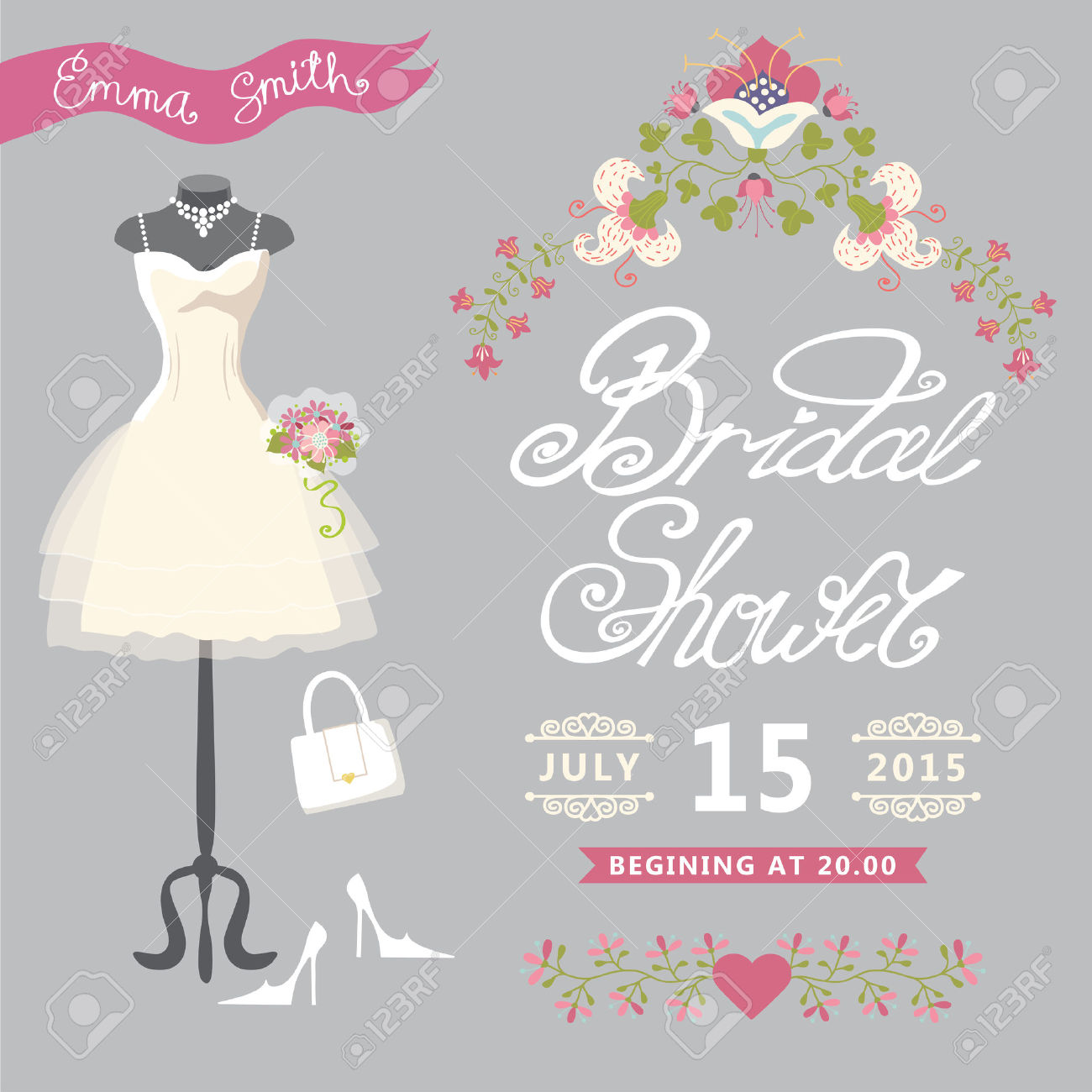 bridal shower invitation clipart - photo #29