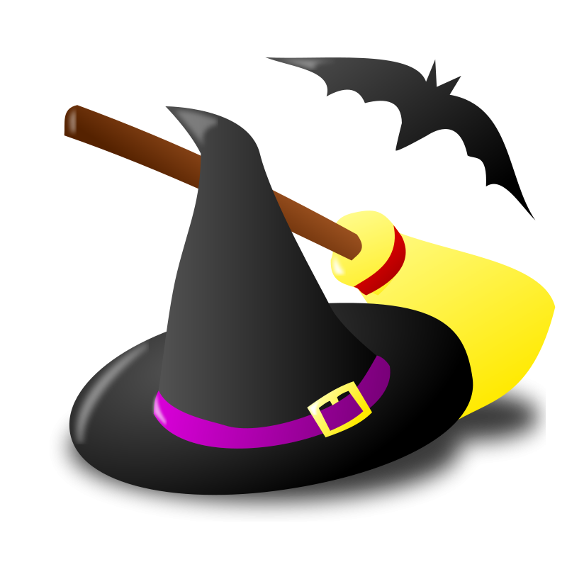 Witch broom clipart free clipart image 