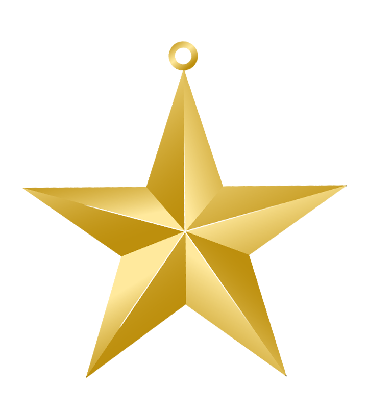 Xmas star clipart 