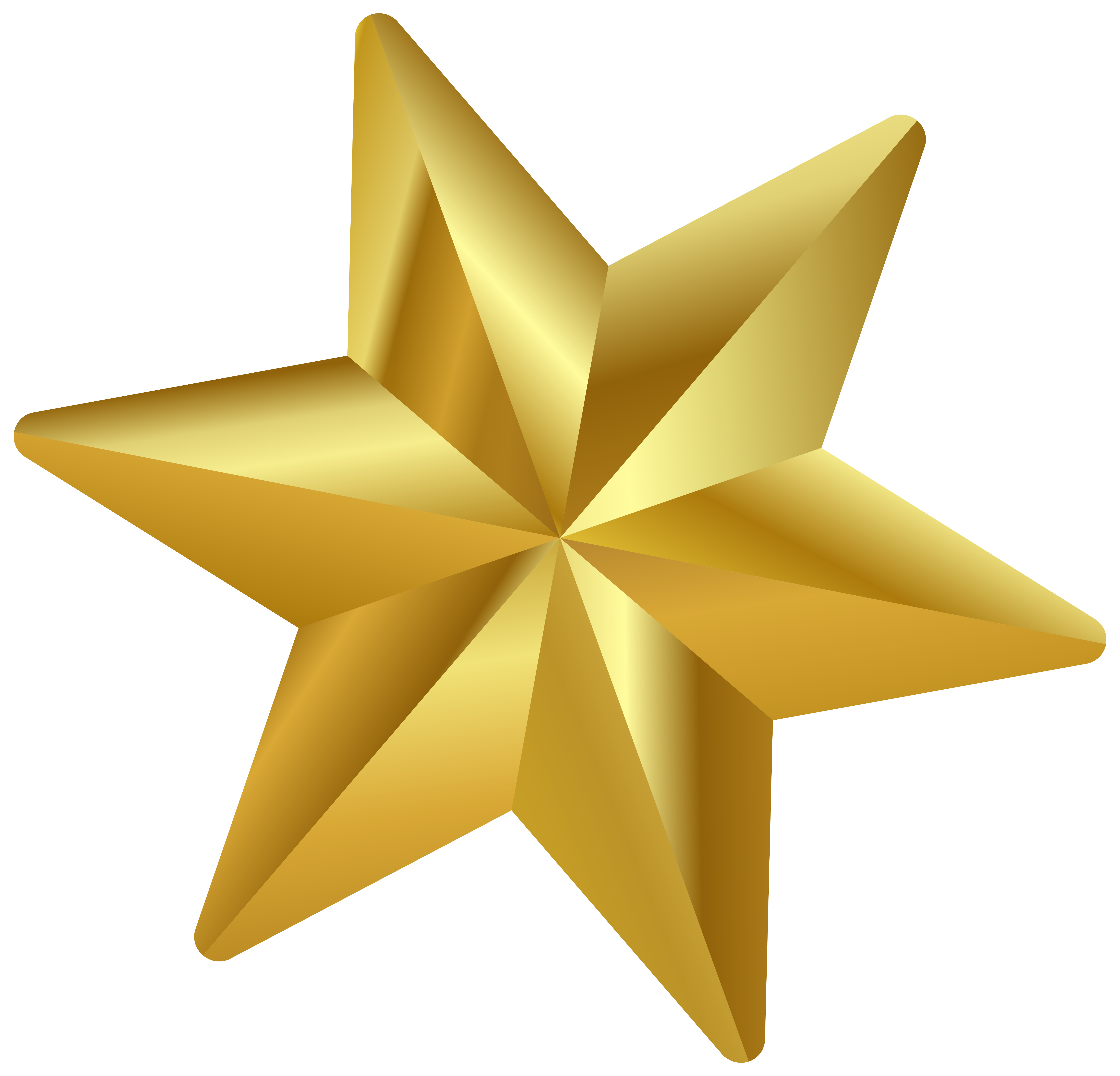 Christmas Star PNG Clipart Image 