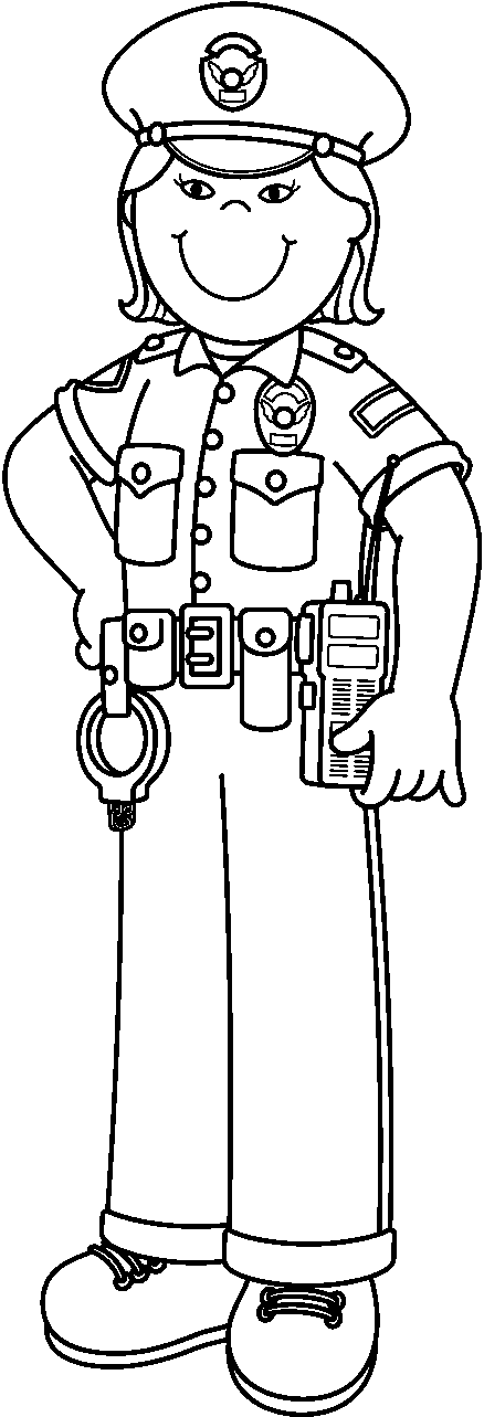 Clipart of police officer 