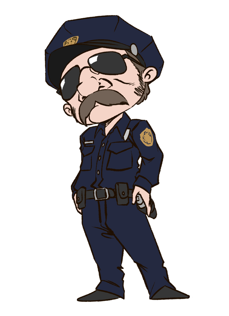 Female police officer clipart free 