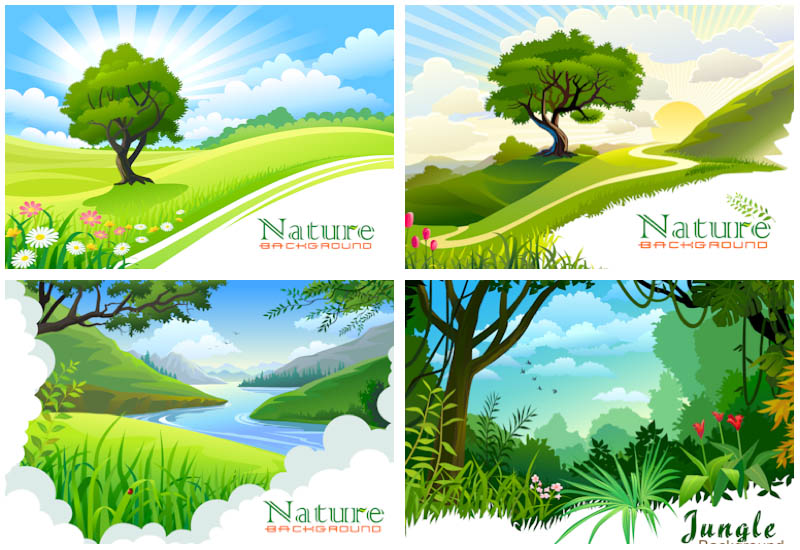 free landscape clipart graphic