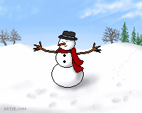 Winter cartoons, snow and winter sports animations 