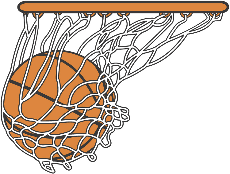 Basketball game middle school clipart 