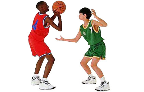 Basketball game middle school clipart 