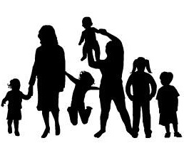 huge family silhouette Gallery 