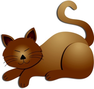 brown cat clipart - Clip Art Library