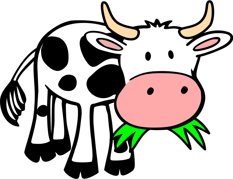 Cow Clip Art Free Cartoon 