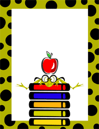 School Free Border Clipart Image Pictures Fun 