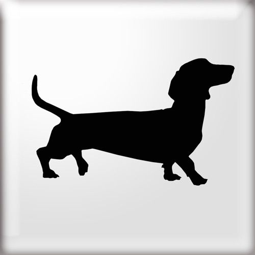 Weiner Dog Stencil 