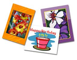Clip strips greeting card