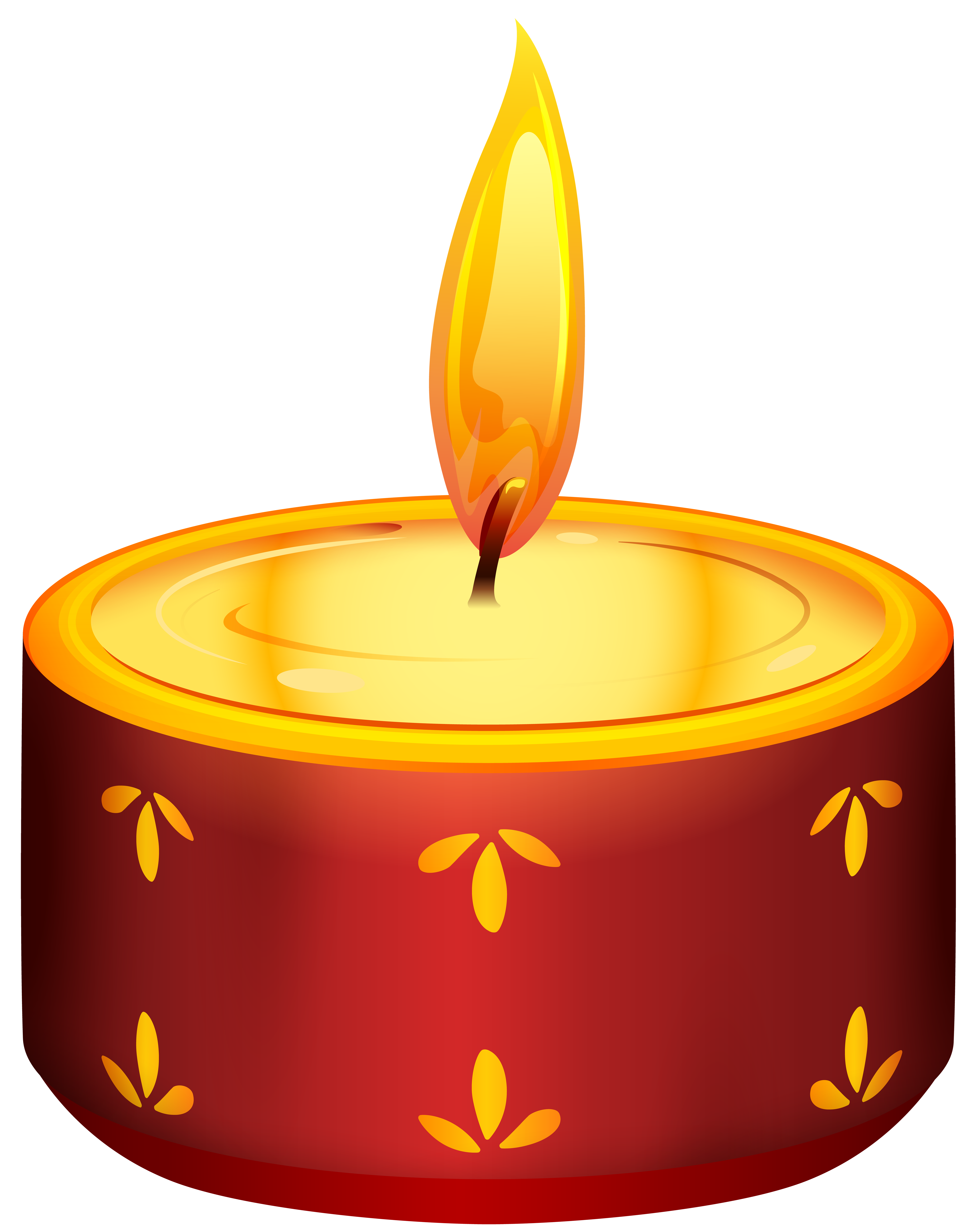 Red Candle Clip Art � Clipart Free Download 