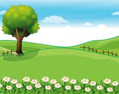 Outdoor background clipart 